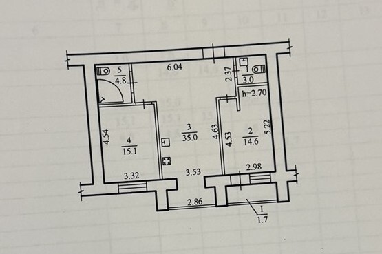 Продаж 3-кімнатної квартири 72 м², Театральна вул.