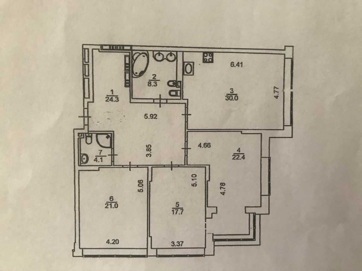 Продажа 3-комнатной квартиры 128 м², Трускавецкая ул., 2А