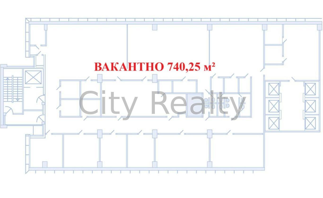 Аренда офиса 740 м², Лейпцигская ул., 15