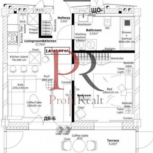 Продаж 1-кімнатної квартири 47 м², Петра Сагайдачного вул., 18
