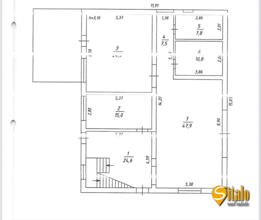 Продажа дома 290 м², 1-я Озерная ул.