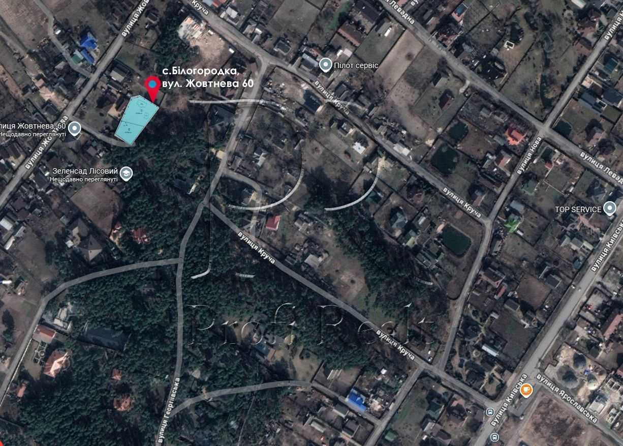 Продажа участка под индивидуальное жилое строительство 9 соток, Жовтнева вулиця