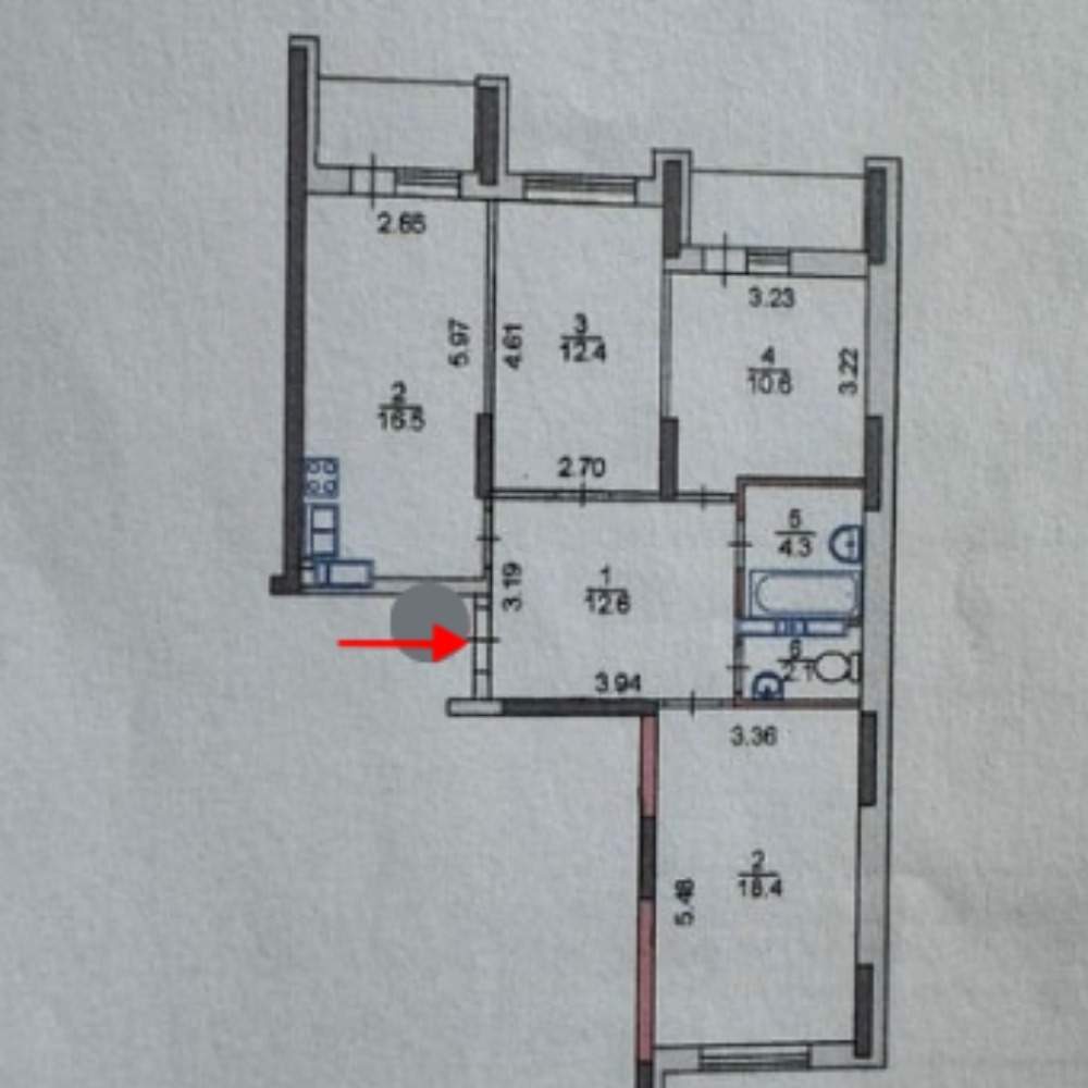 Продажа 3-комнатной квартиры 80.08 м², Кадетский Гай ул., 10