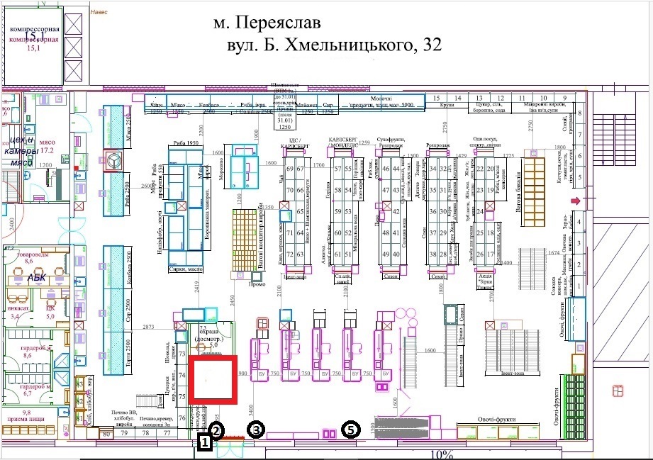 Аренда торгового помещения 7 м², Богдана  Хмельницкого ул., 32