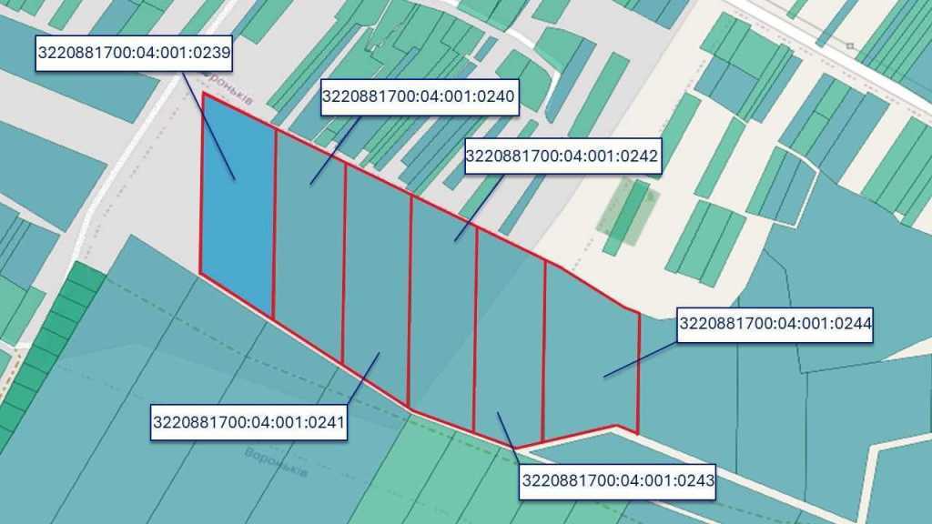 Продажа участка для личного сельского хозяйства 200 соток, Вороньков, улица Вороньків