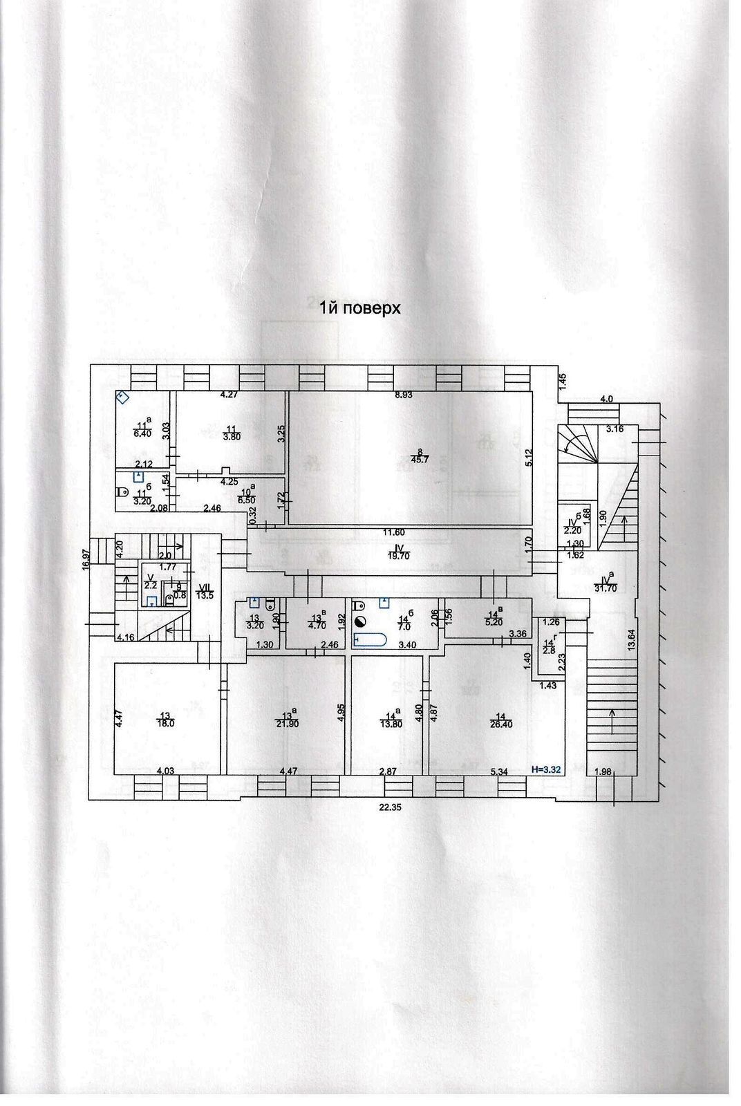 Продаж приміщення вільного призначення 1126 м², Костюринський пров., 1/2