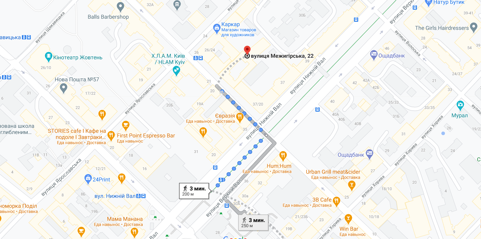 Оренда офісу 65 м², Межигірська вул., 22