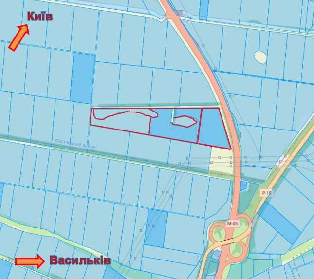Продажа участка для строительства производства 1691 соток, Невідома