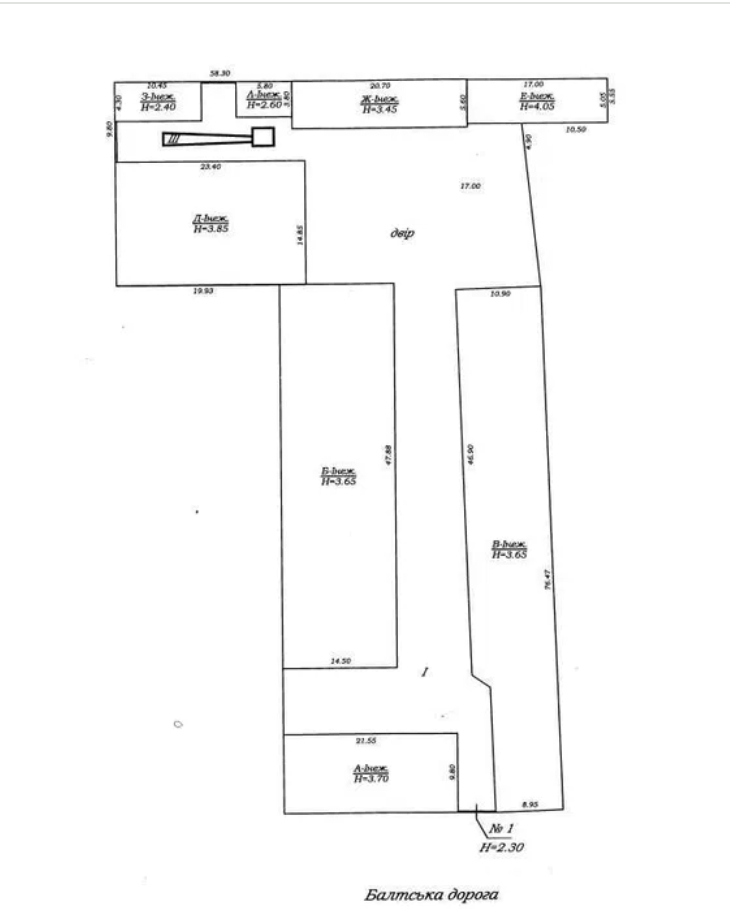 Оренда складу 1900 м², Балтская дор.