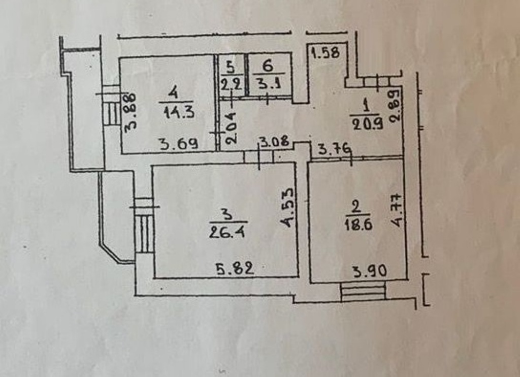 Продажа 2-комнатной квартиры 90 м², Николая Голего ул., 5