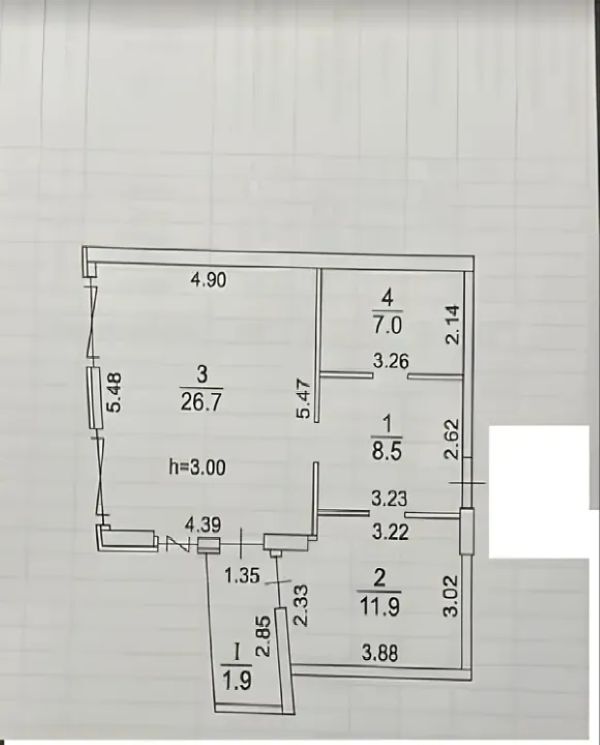 Продаж 1-кімнатної квартири 56 м², Сімферопольська вул., 2П