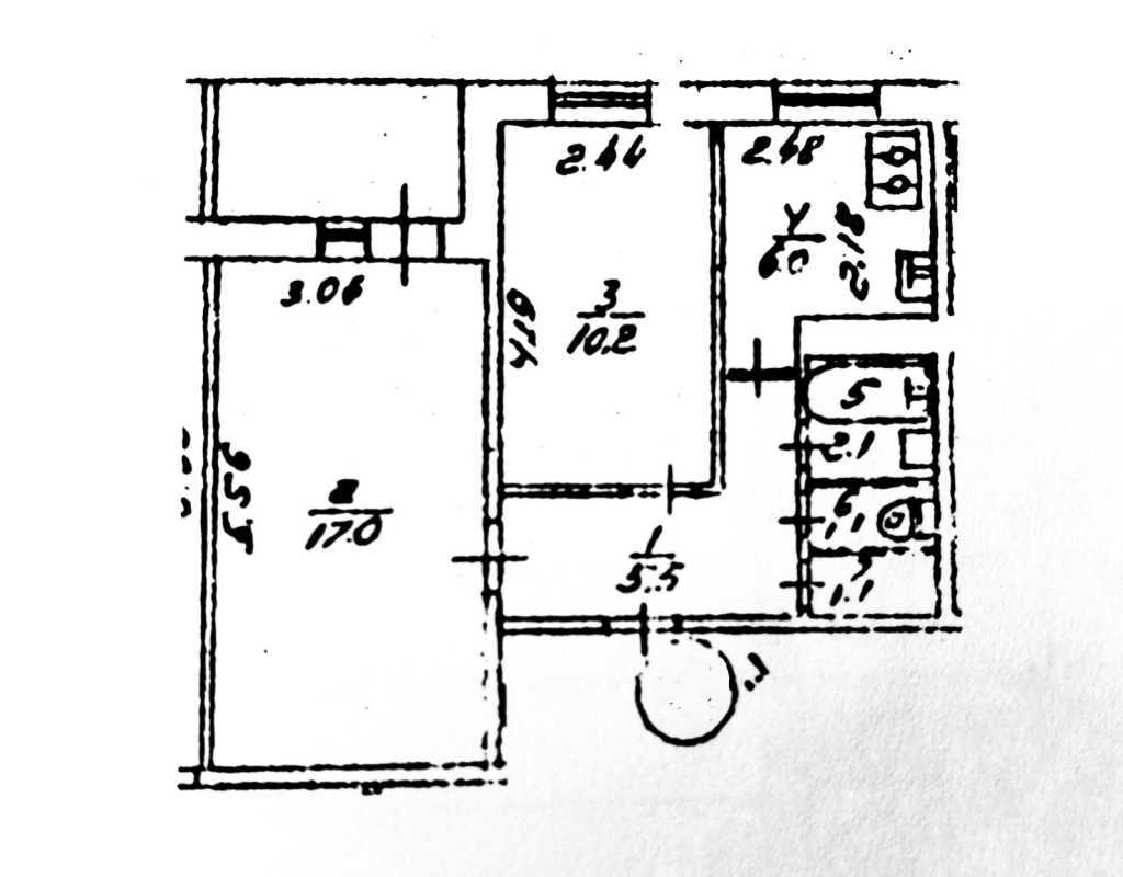 Оренда 2-кімнатної квартири 45 м², Йорданська вул., 24