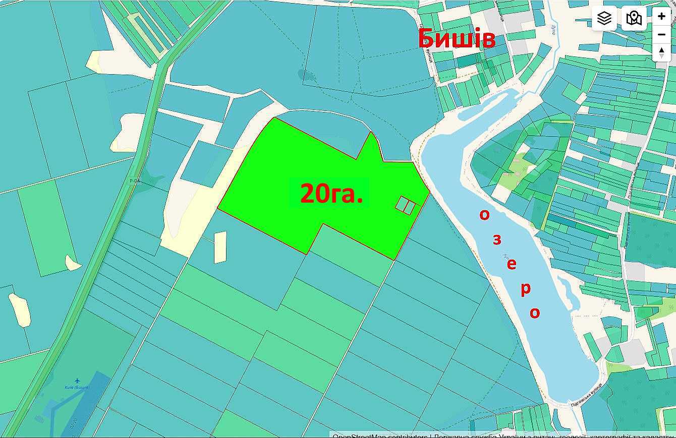 Продаж ділянки під індивідуальне житлове будівництво 2000 соток, польова