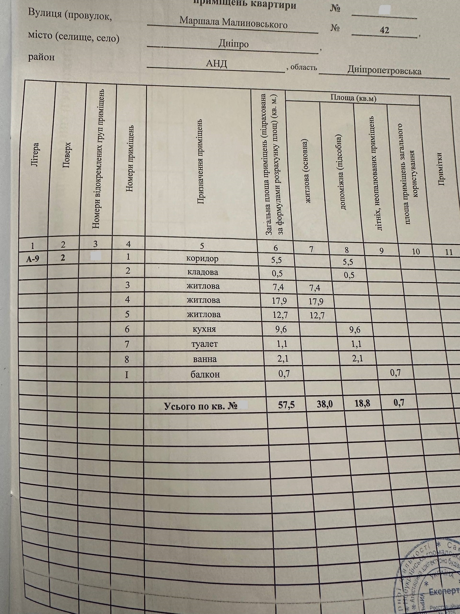 Продажа 3-комнатной квартиры 57 м², Маршала Малиновского ул.