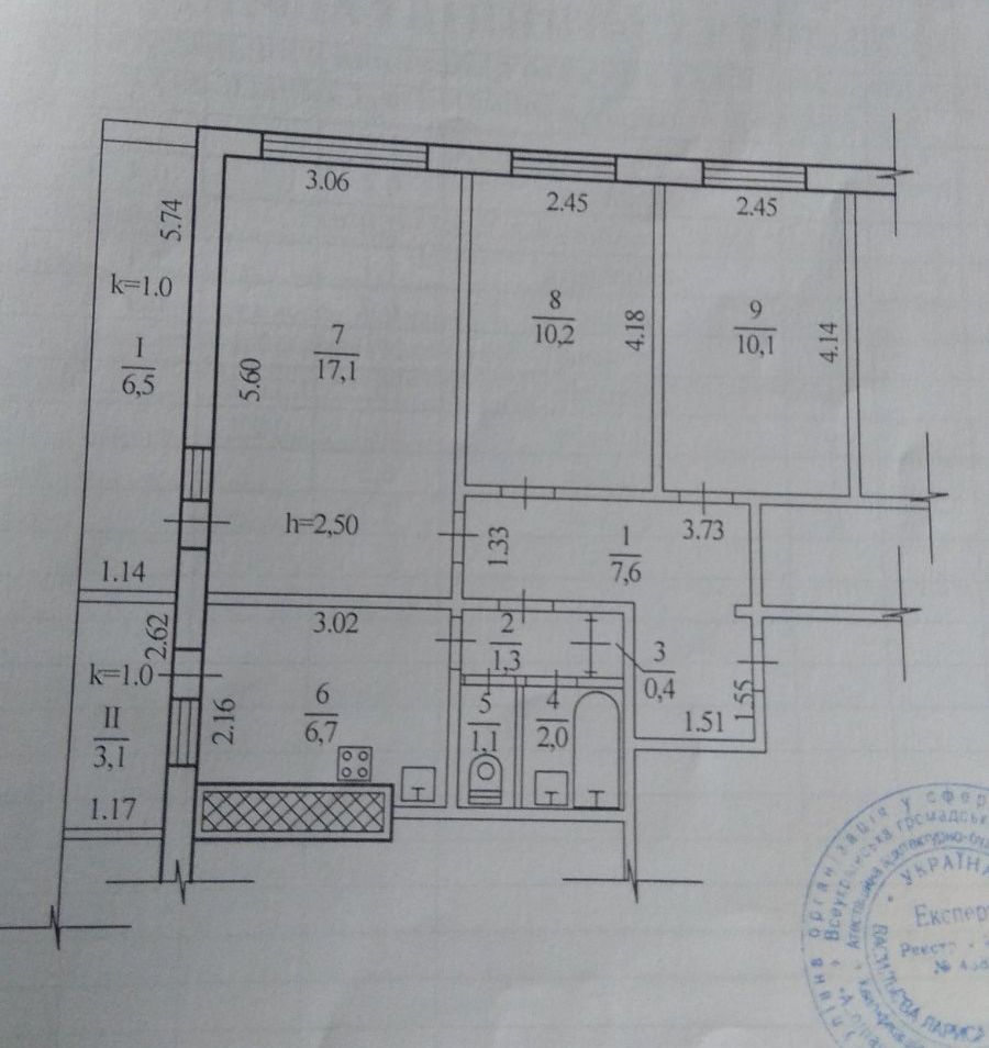 Продажа 3-комнатной квартиры 66 м², Слобожанский просп., 137