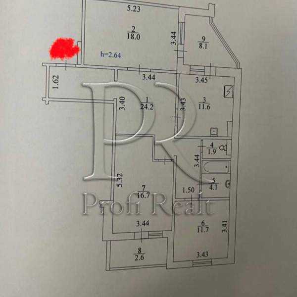 Продаж 3-кімнатної квартири 99 м², Урлівська вул., 38А