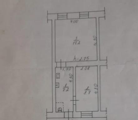 Продаж 2-кімнатної квартири 34 м², Запорізька вул.