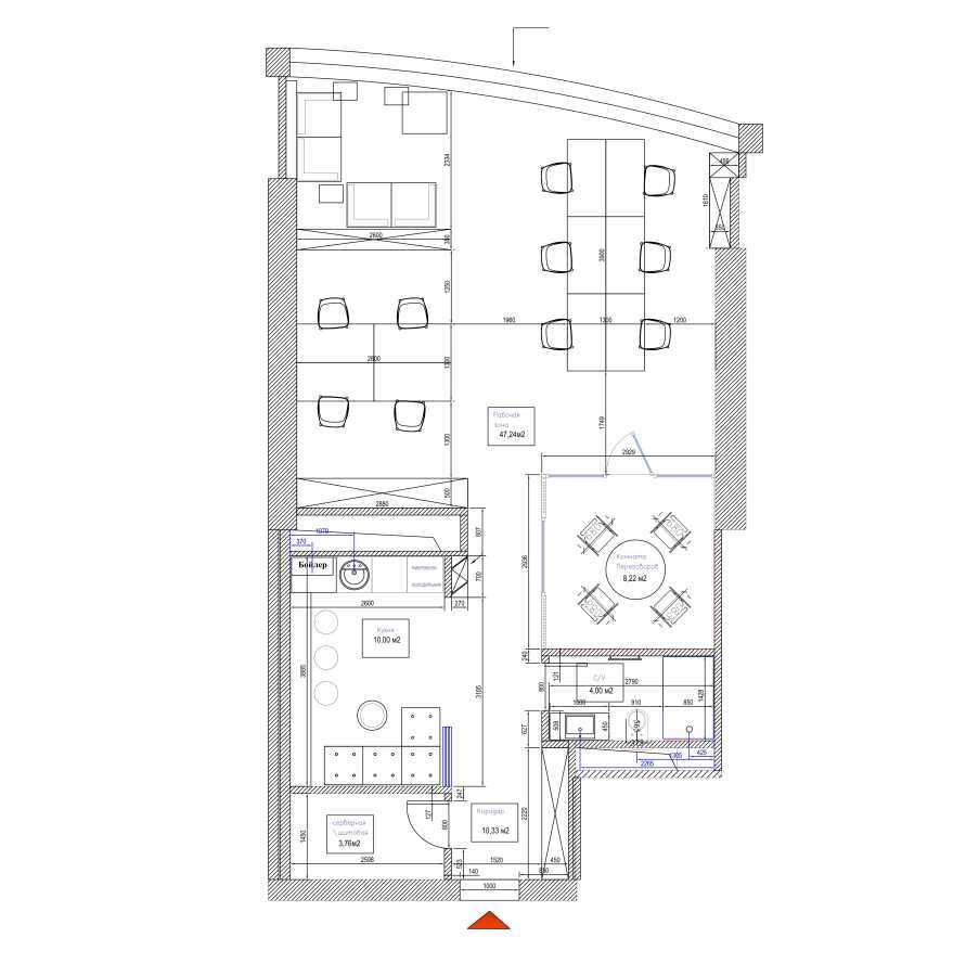 Продажа офиса 82 м², Кловский спуск, 7