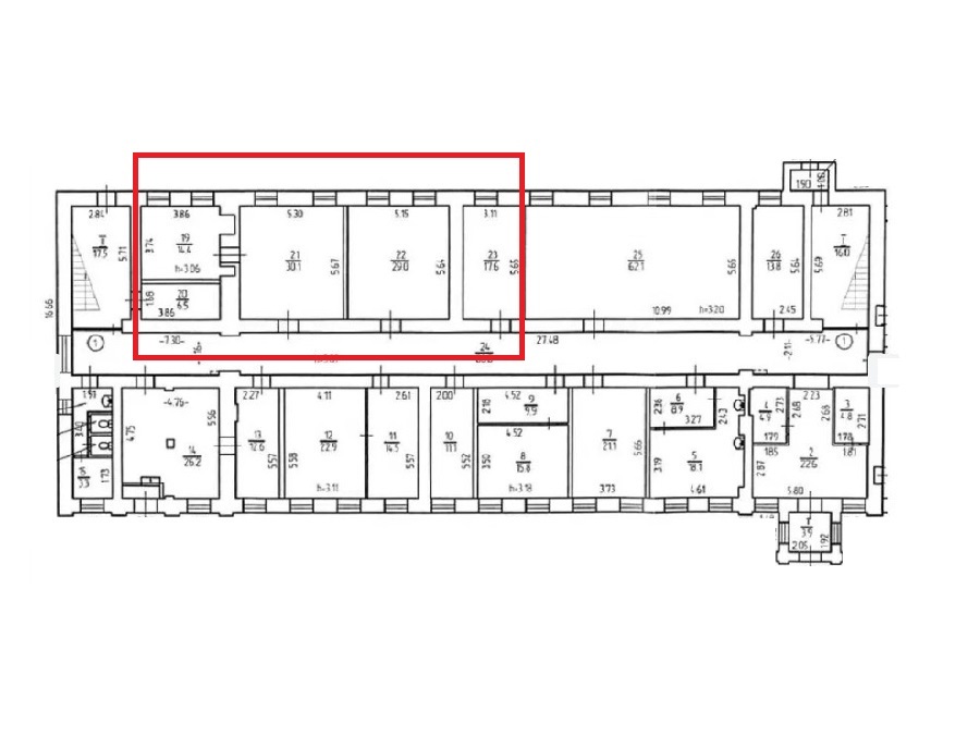 Аренда офиса 178 м², Ивана Мазепы ул., 10