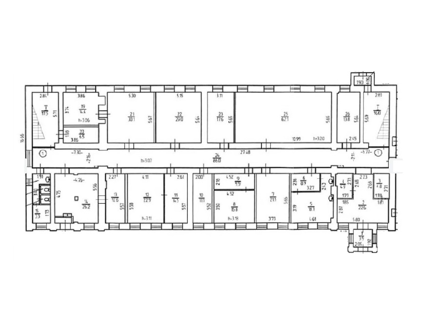 Аренда офиса 500 м², Ивана Мазепы ул., 10