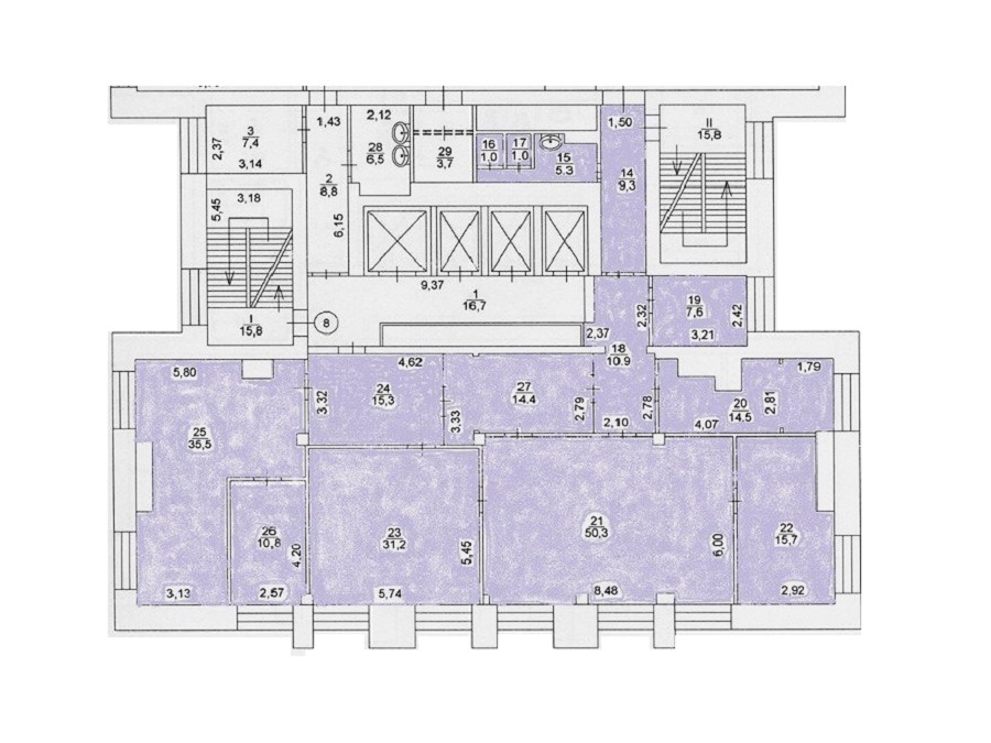 Аренда офиса 222 м², Болсуновская ул., 8