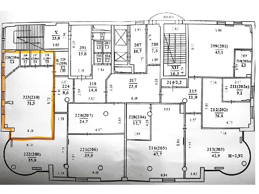 Аренда офиса 68 м², Крестовый пер., 2