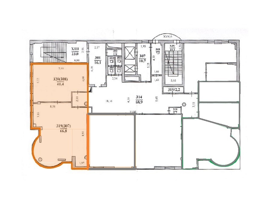 Оренда офісу 110 м², Хрестовий пров., 2А