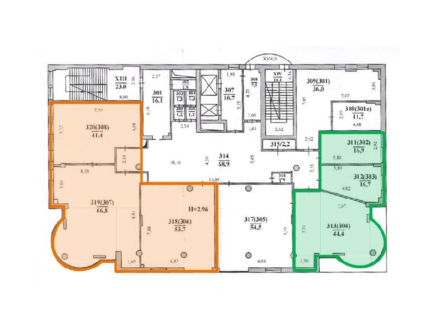 Оренда офісу 167 м², Хрестовий пров., 2А