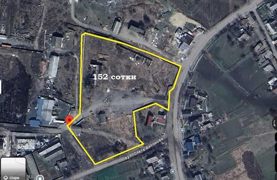 Продажа участка для личного сельского хозяйства 152 соток, Шевченка