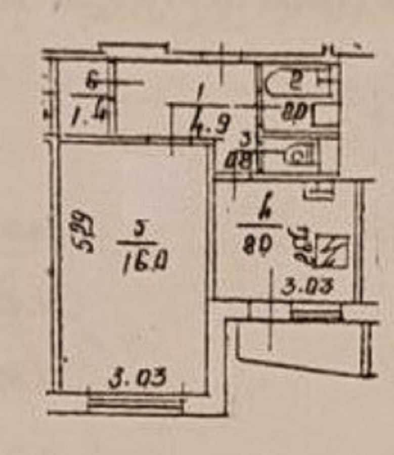 Аренда 2-комнатной квартиры 38.2 м², Академика Булаховского ул., 22