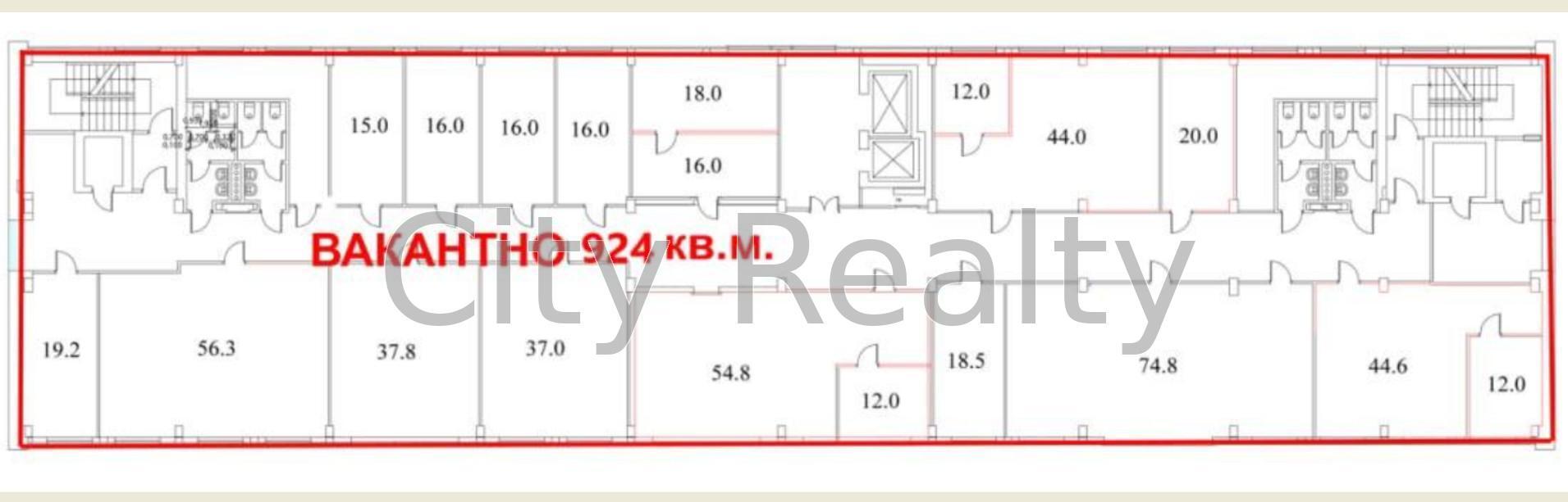 Аренда офиса 924 м², Лейпцигская ул., 15