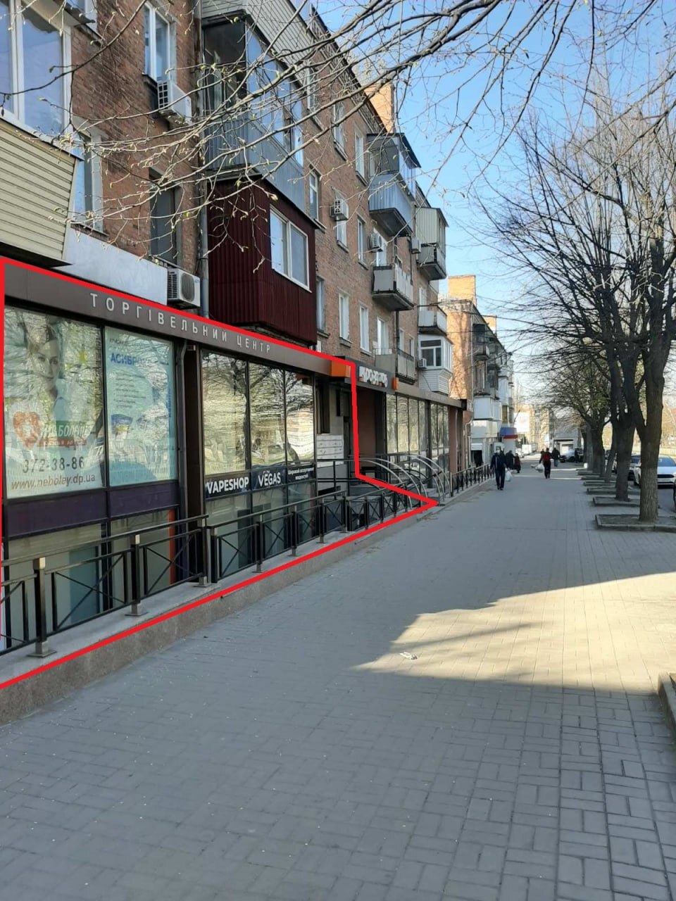 Аренда коммерции 41 м², Александра Поля просп.