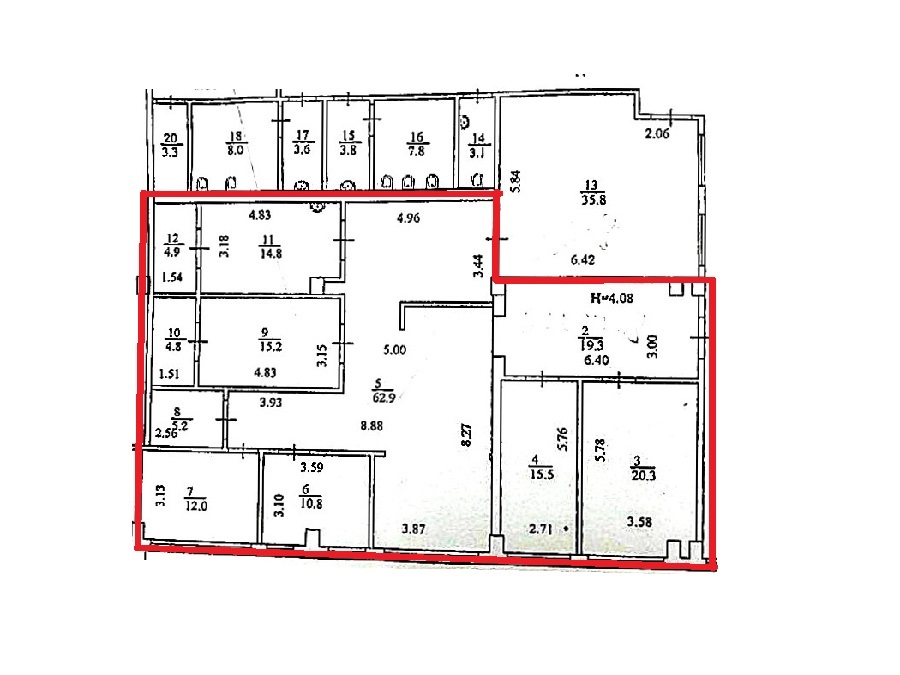 Аренда офиса 186 м², Березняковская ул., 29