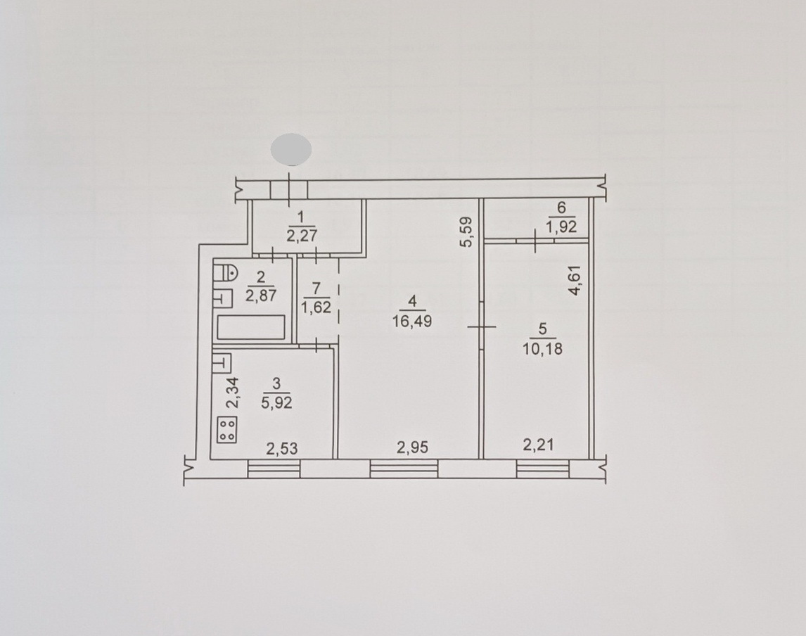 Продажа 2-комнатной квартиры 42 м², Независимой Украины ул., 2А