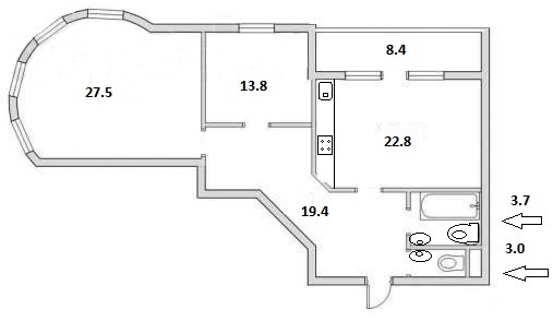 Продажа 3-комнатной квартиры 100 м², ЖК Сосновый бор, ДОМ 1
