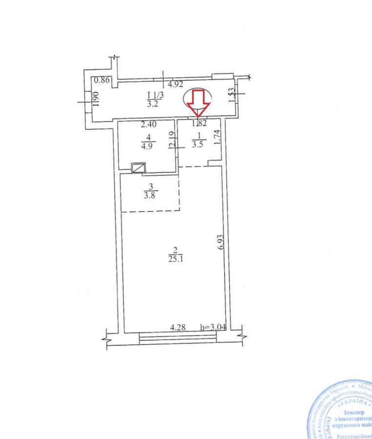 Продаж 1-кімнатної квартири 40 м², Володимира Антоновича вул., 131