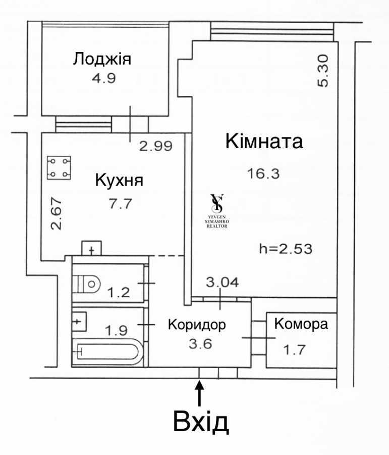 Продажа 1-комнатной квартиры 37 м², Милютенко ул., 17А
