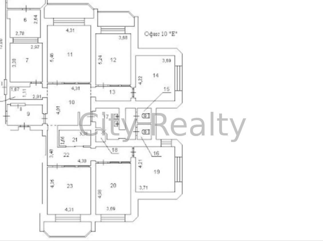 Аренда офиса 234 м², Шелковичная ул., 42/44