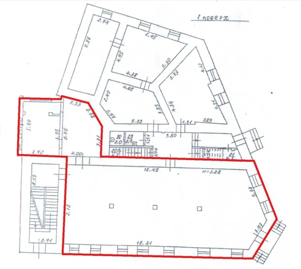 Аренда помещения свободного назначения 238 м², Приморская ул.
