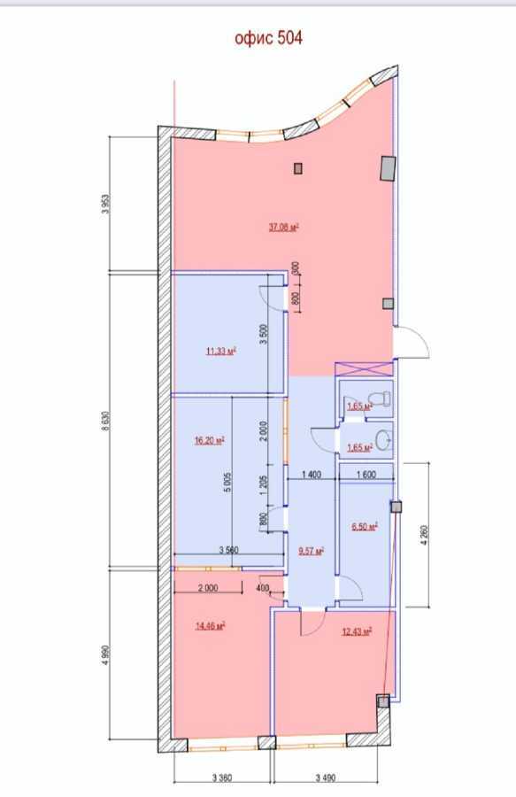 Аренда офиса 111 м², Глубочицкая ул., 17є