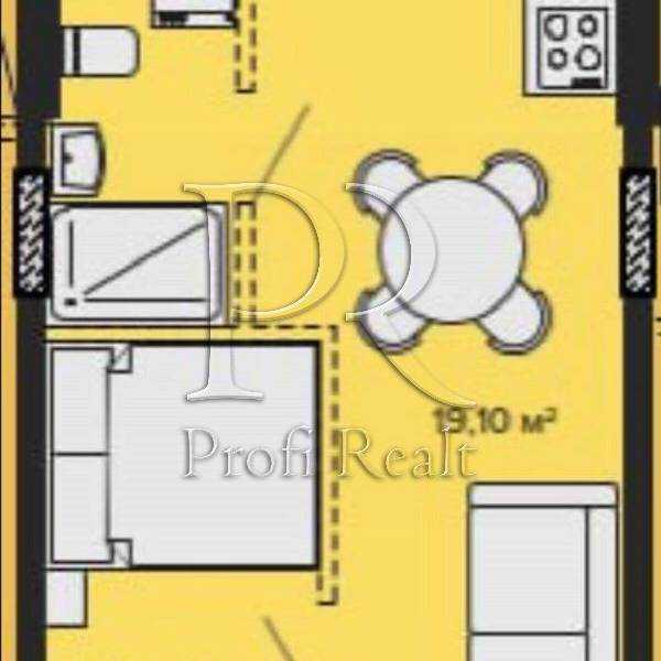 Продажа 1-комнатной квартиры 34 м², Поліська вулиця, 5
