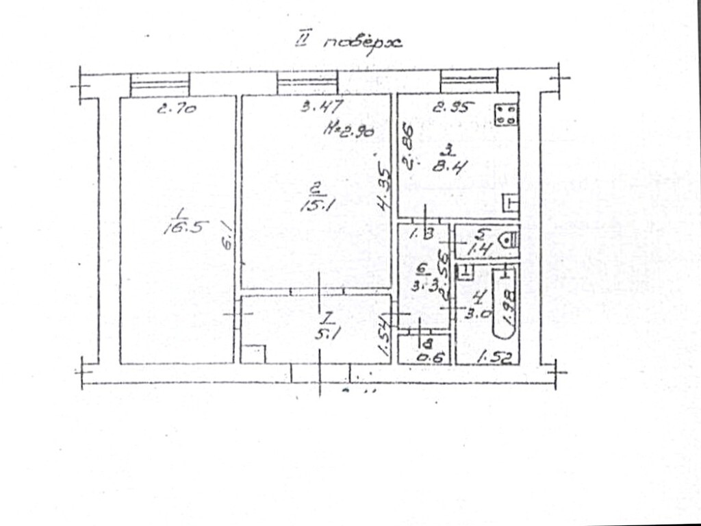 Продажа 2-комнатной квартиры 53 м², Преображенская ул., 74/78