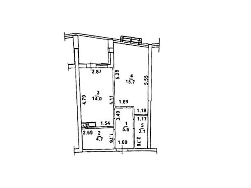 Продаж 1-кімнатної квартири 45.5 м², ЖК Атмосфера, Секції 2-3