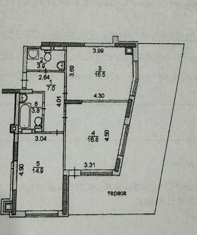 Аренда 2-комнатной квартиры 85 м², Богатырская ул., 30 К1