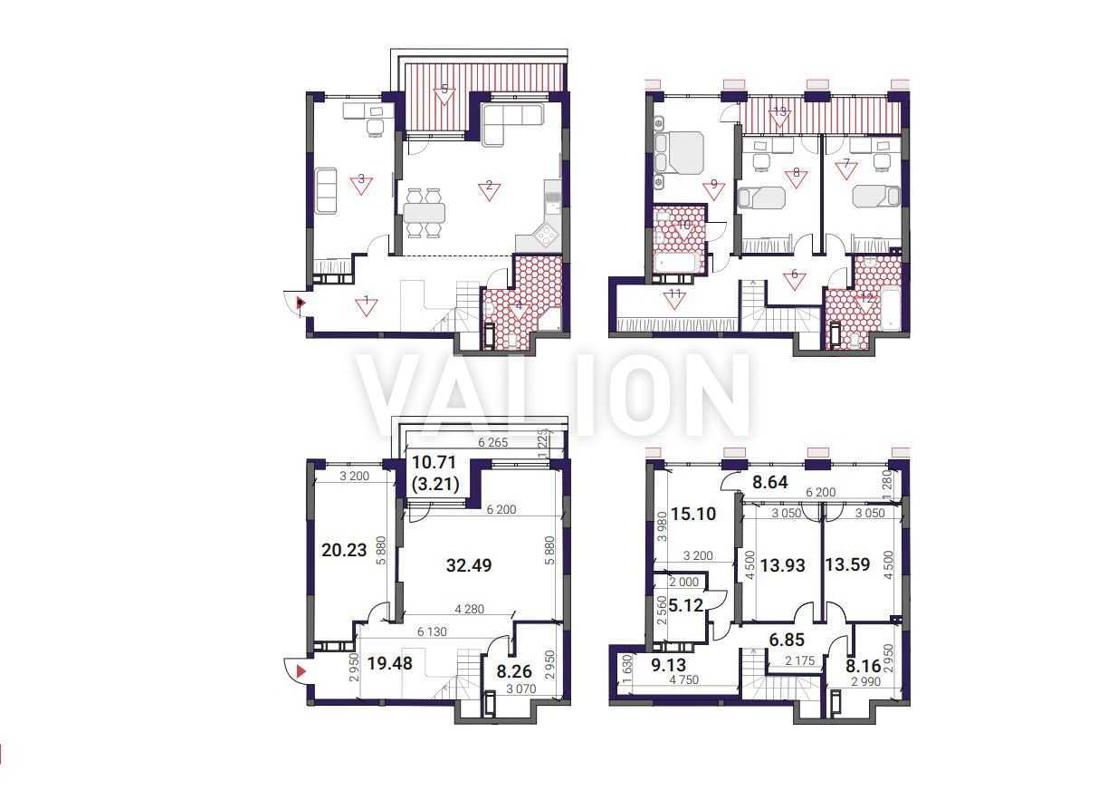 Продажа 4-комнатной квартиры 164.5 м², Днепровская наб., 15д