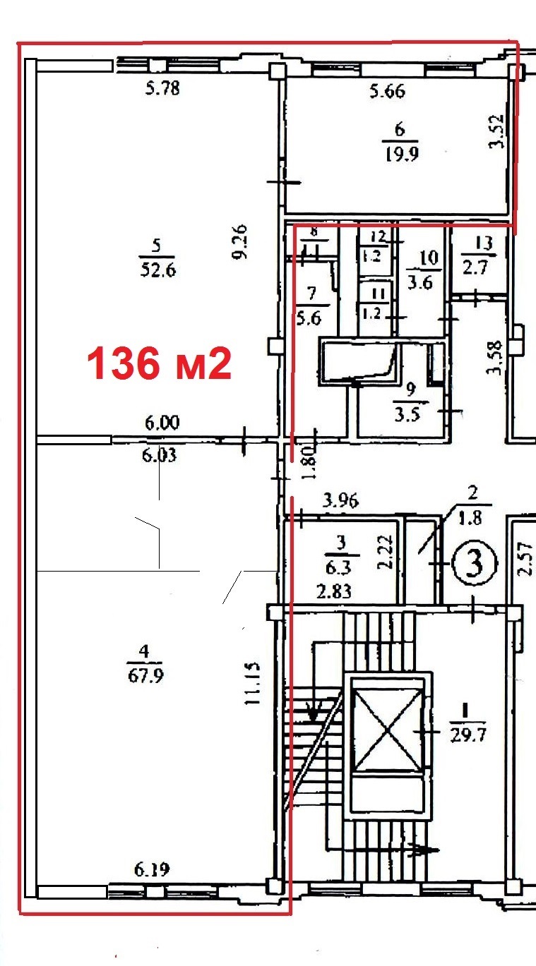 Оренда офісу 145 м², Верхній Вал вул., 10