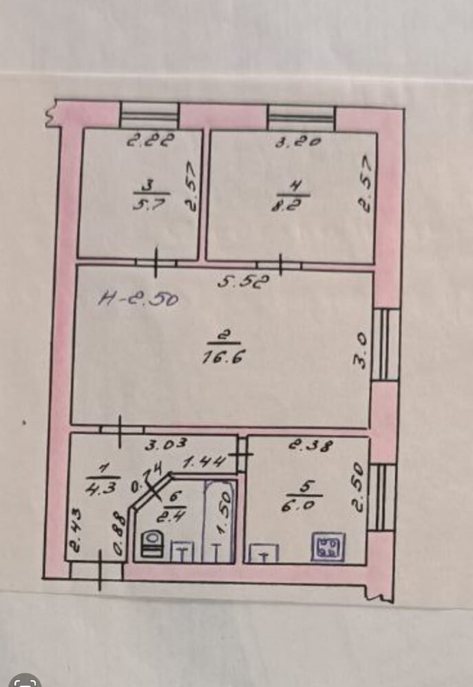 Продажа 3-комнатной квартиры 43 м², Спартака ул.
