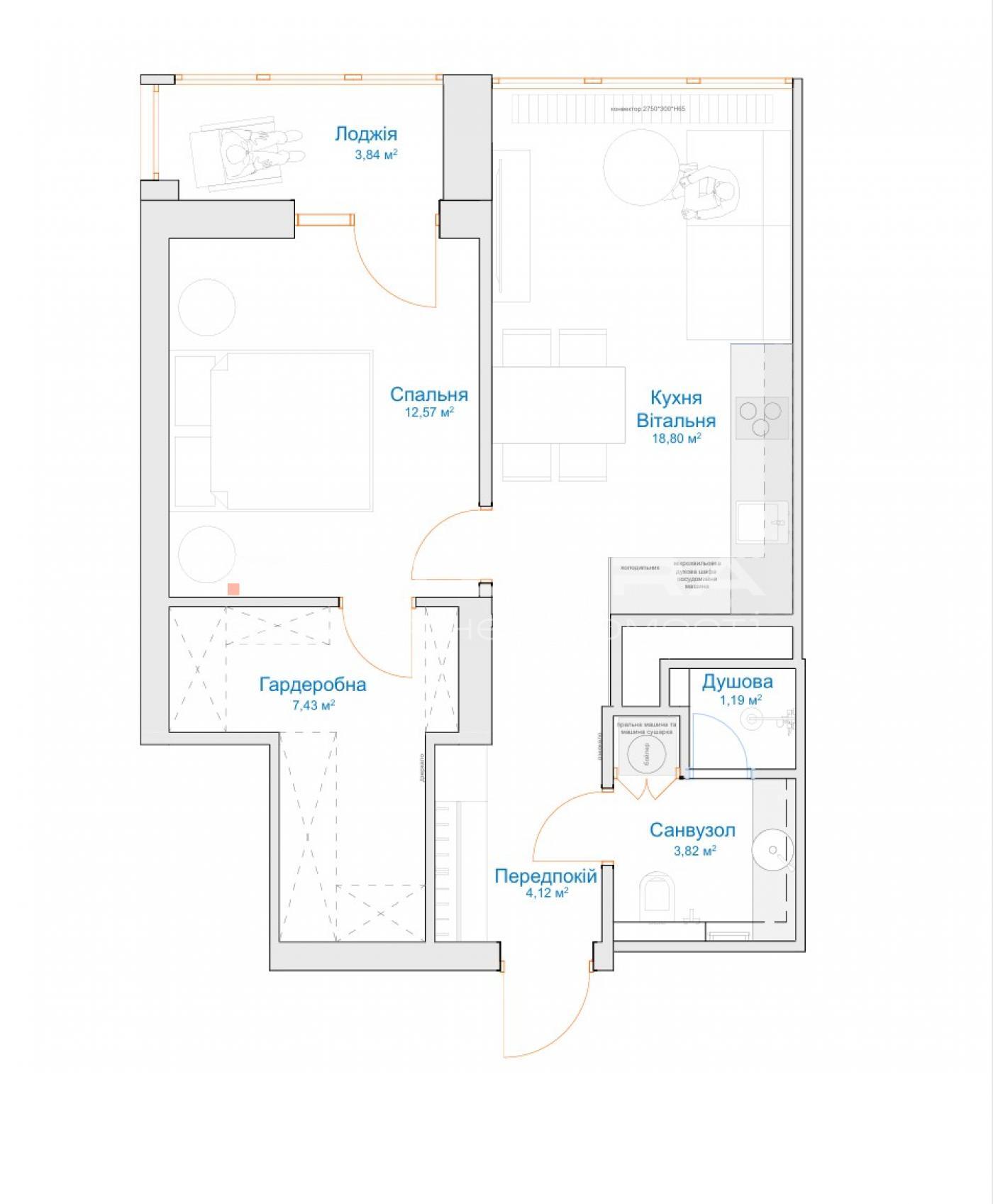 Продаж 1-кімнатної квартири 51.3 м², Солом'янська пл.