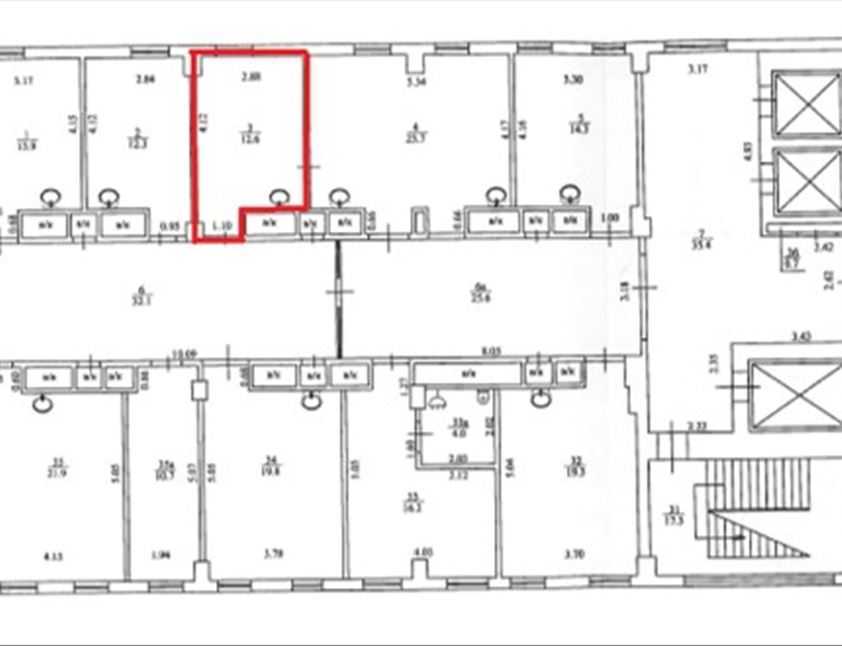 Аренда помещения свободного назначения 4 м², Байрона пер., Героїв Сталінграда), 23А