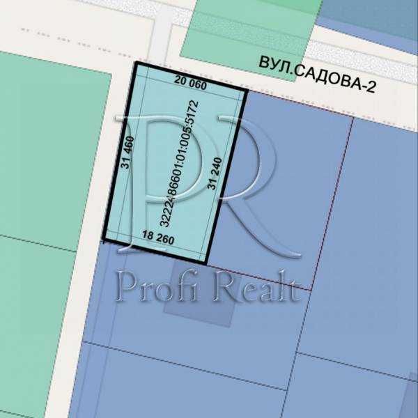 Продажа участка под индивидуальное жилое строительство 0.06 соток, Інни Діхтяренко вулиця